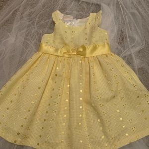Yellow kids dress